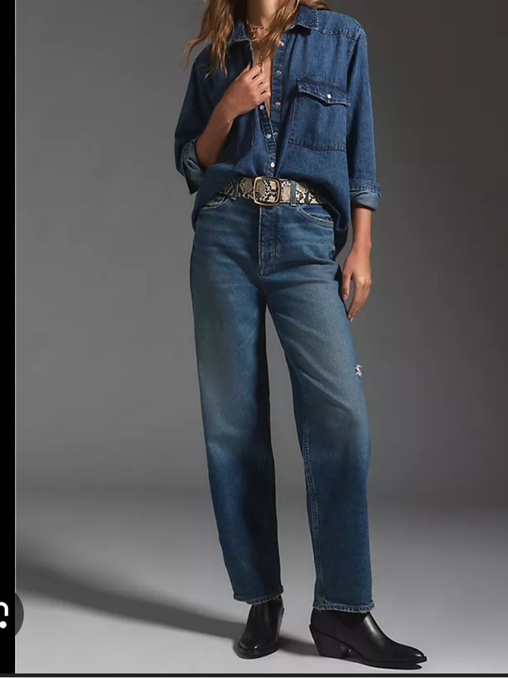 PAIGE Anthropologie Alexis High-Rise Barrel Jeans Size 26 NWT